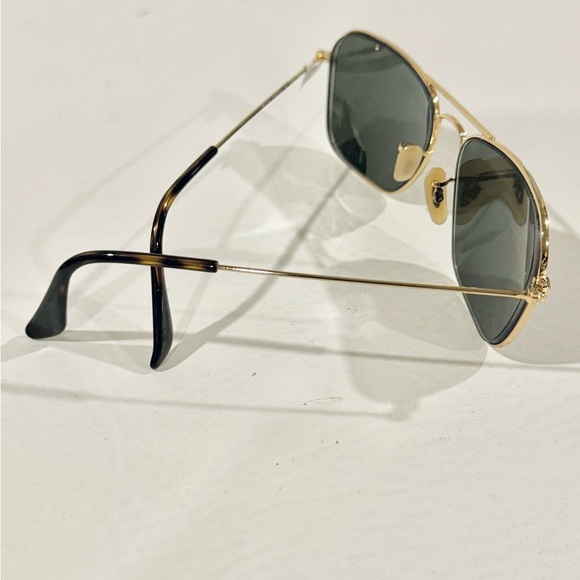 NEW Ray-Ban Caravan Gold Demigloss/Polarized G-15 Green 3N Complete With Kit - Picture 4 of 14